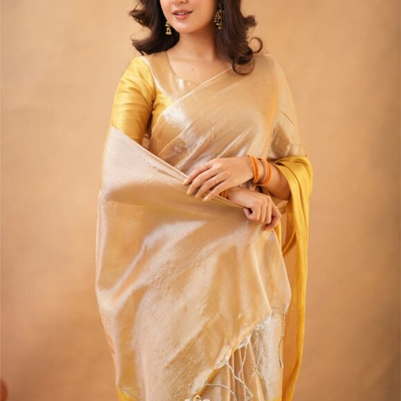 Khadi Cotton Saree - Picture 2 of 12